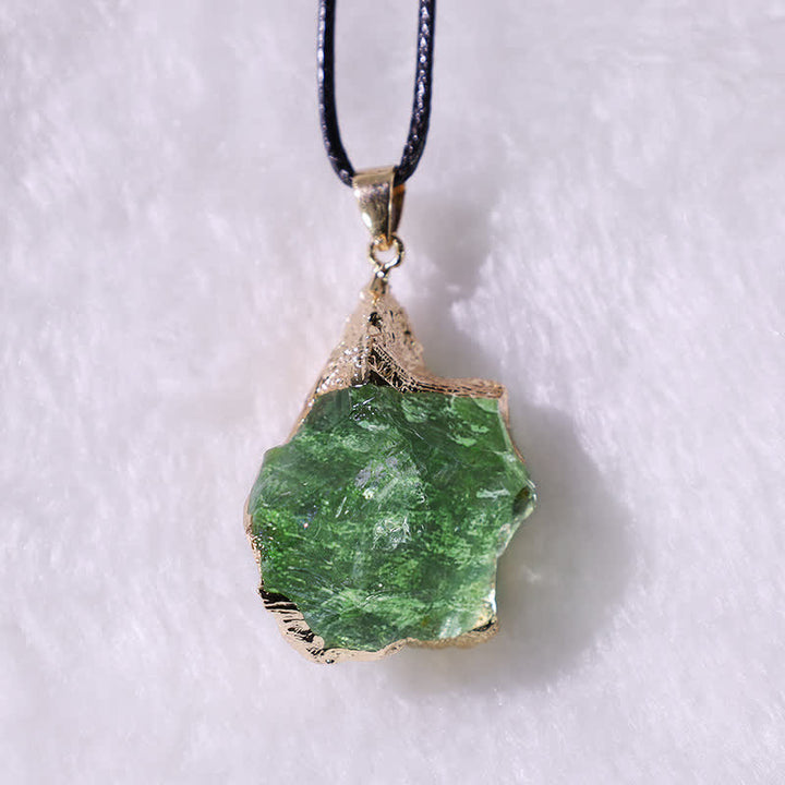 Fine Natural Moldavite Necklace - Lyra-State of Style