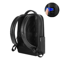 Men’s Large-Capacity Business Laptop Backpack with Fingerprint Lock – Anti-Theft