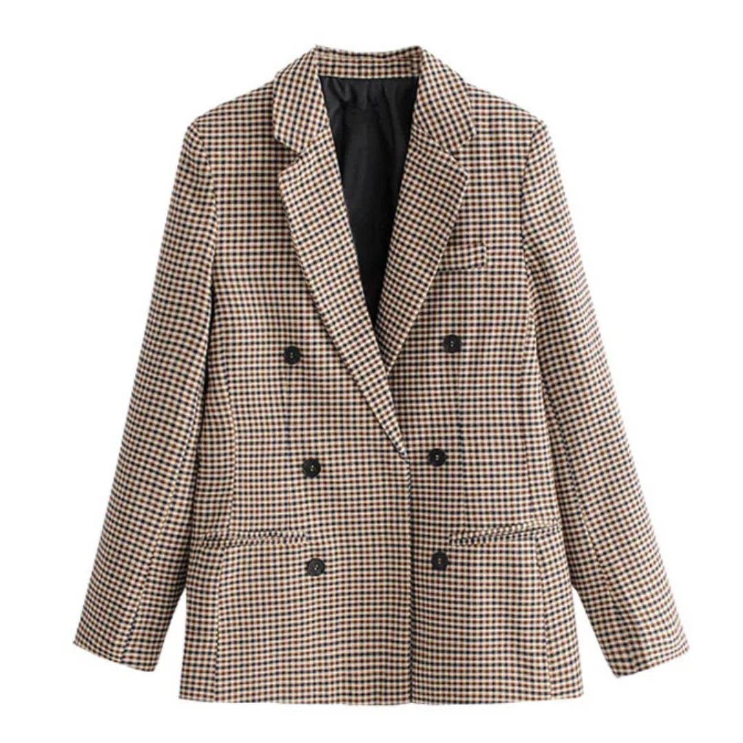 Fiona's Business Blazer-Gray-S-State of Style