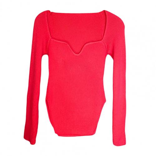 FionasShirt | Elegant & Cozy Long-Sleeve Sweater for Women-Red-S-State of Style