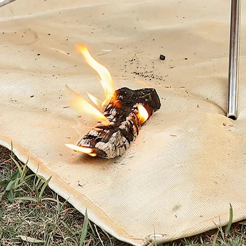 Fireproof Mat for BBQ and Fire Pits - BlazeShield-80x80 CM-State of Style