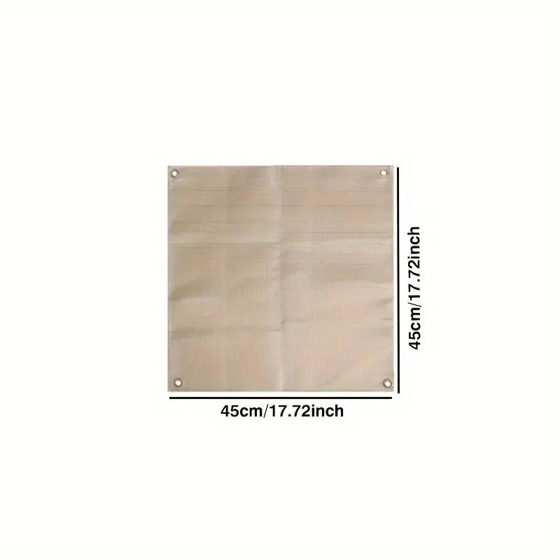 Fireproof Mat for BBQ and Fire Pits - BlazeShield-80x80 CM-State of Style