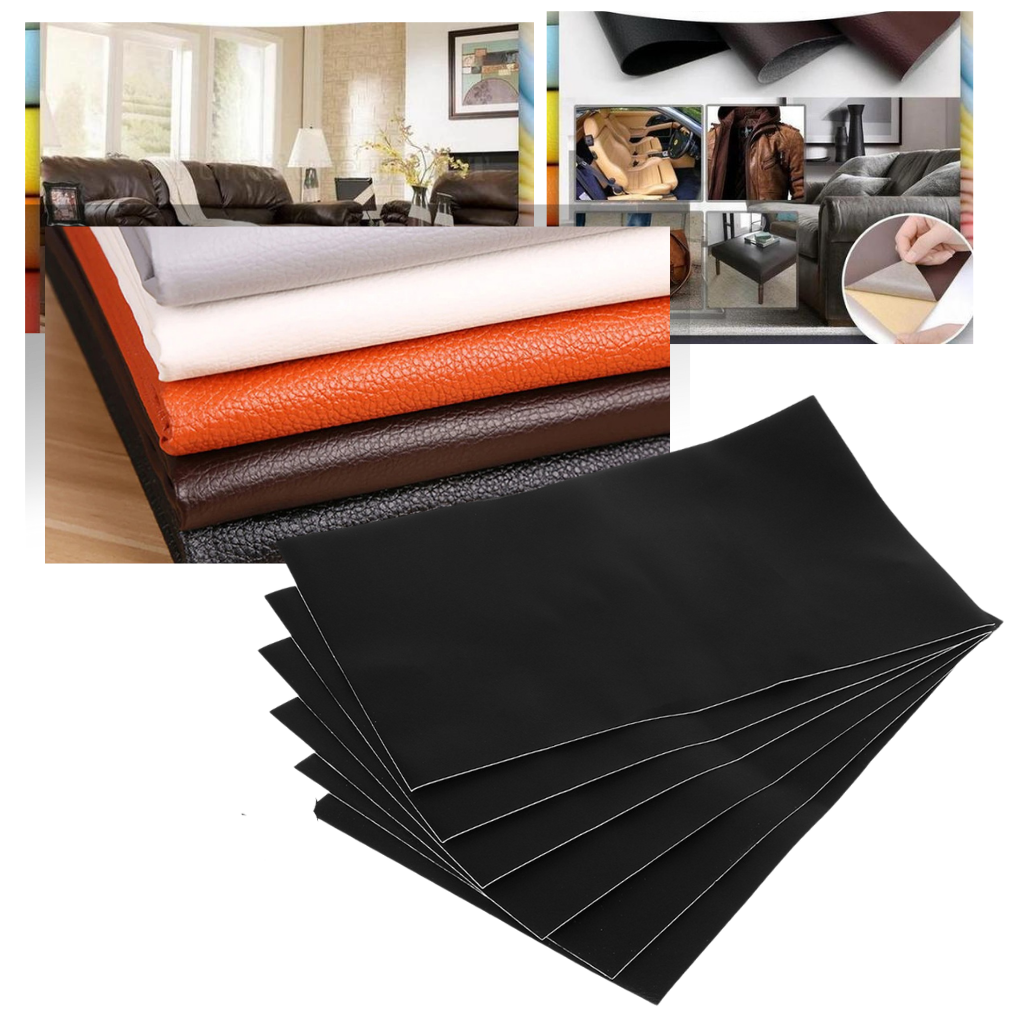 FixLeather Self-Adhesive Repair Patch – Revive Leather Furniture and Accessories-Black-State of Style