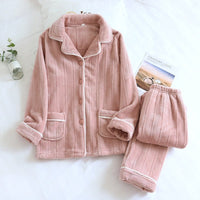 Flannel Pyjamas | Elegant & Comfortable Sleepwear-Pink (Women's)-M-State of Style