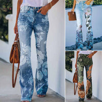 Flare Jeans with 4 Buttons | Trendy & Comfortable Fit-A-S-State of Style