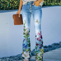 Flare Jeans with 4 Buttons | Trendy & Comfortable Fit-A-S-State of Style