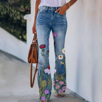 Flare Jeans with 4 Buttons | Trendy & Comfortable Fit-A-S-State of Style