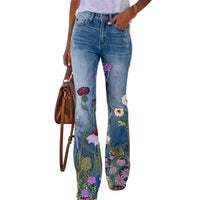 Flare Jeans with 4 Buttons | Trendy & Comfortable Fit-B-S-State of Style