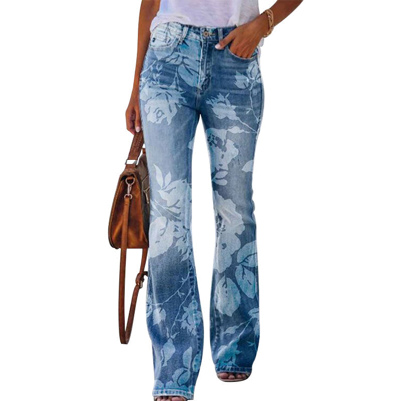 Flare Jeans with 4 Buttons | Trendy & Comfortable Fit-C-M-State of Style