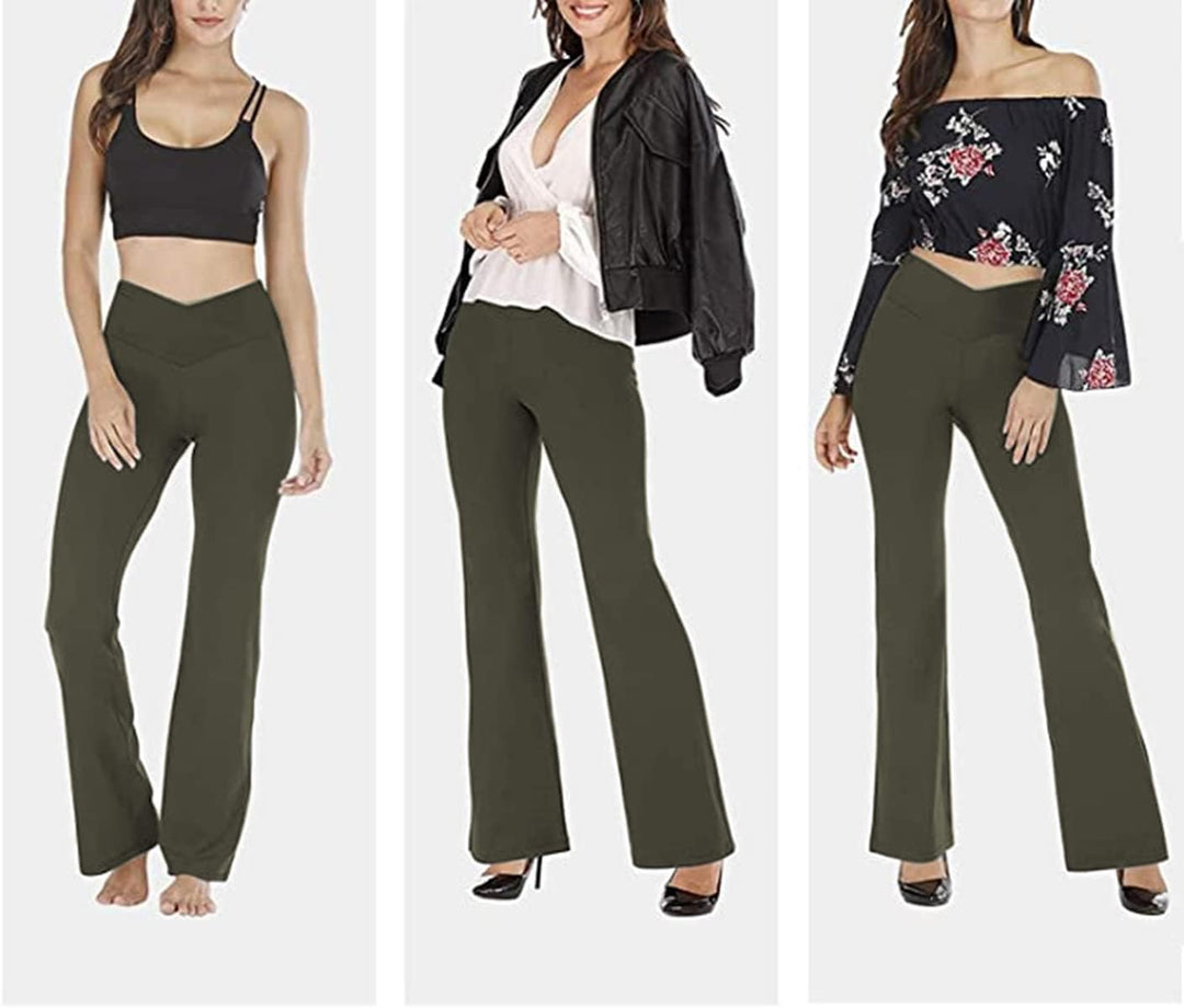 Flared Yoga Leggings - VFit-Black-2XS-State of Style