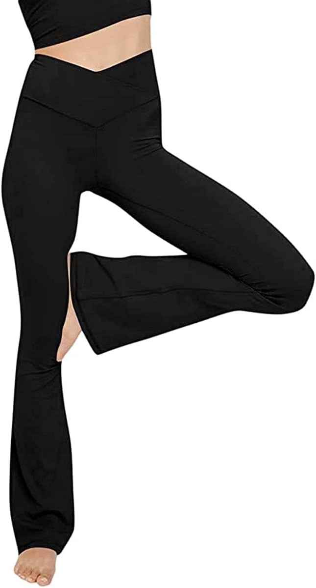 Flared Yoga Leggings - VFit-Black-2XS-State of Style