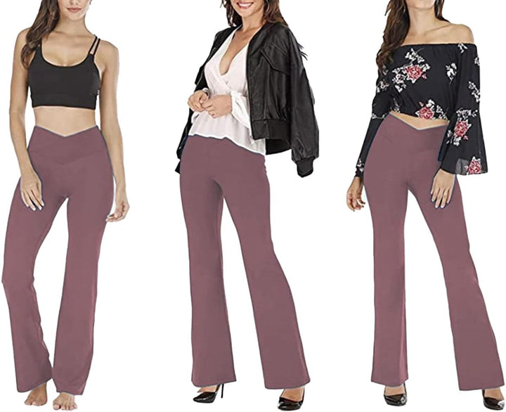 Flared Yoga Leggings - VFit-Black-2XS-State of Style