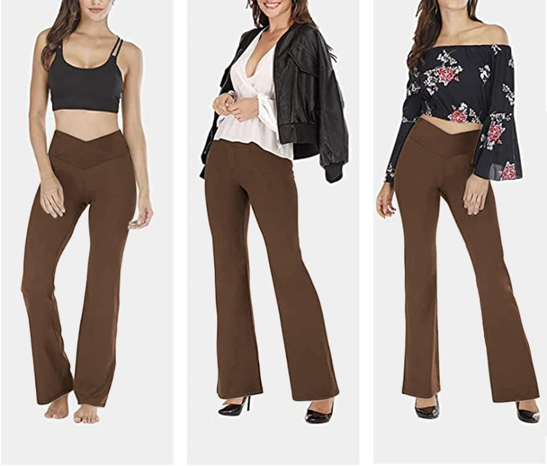 Flared Yoga Leggings - VFit-Black-2XS-State of Style