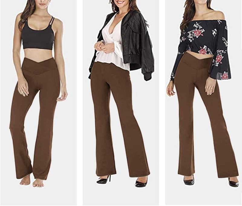 Flared Yoga Leggings - VFit-Black-2XS-State of Style