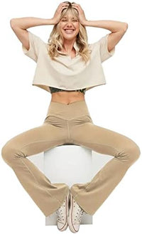 Flared Yoga Leggings - VFit-Black-2XS-State of Style