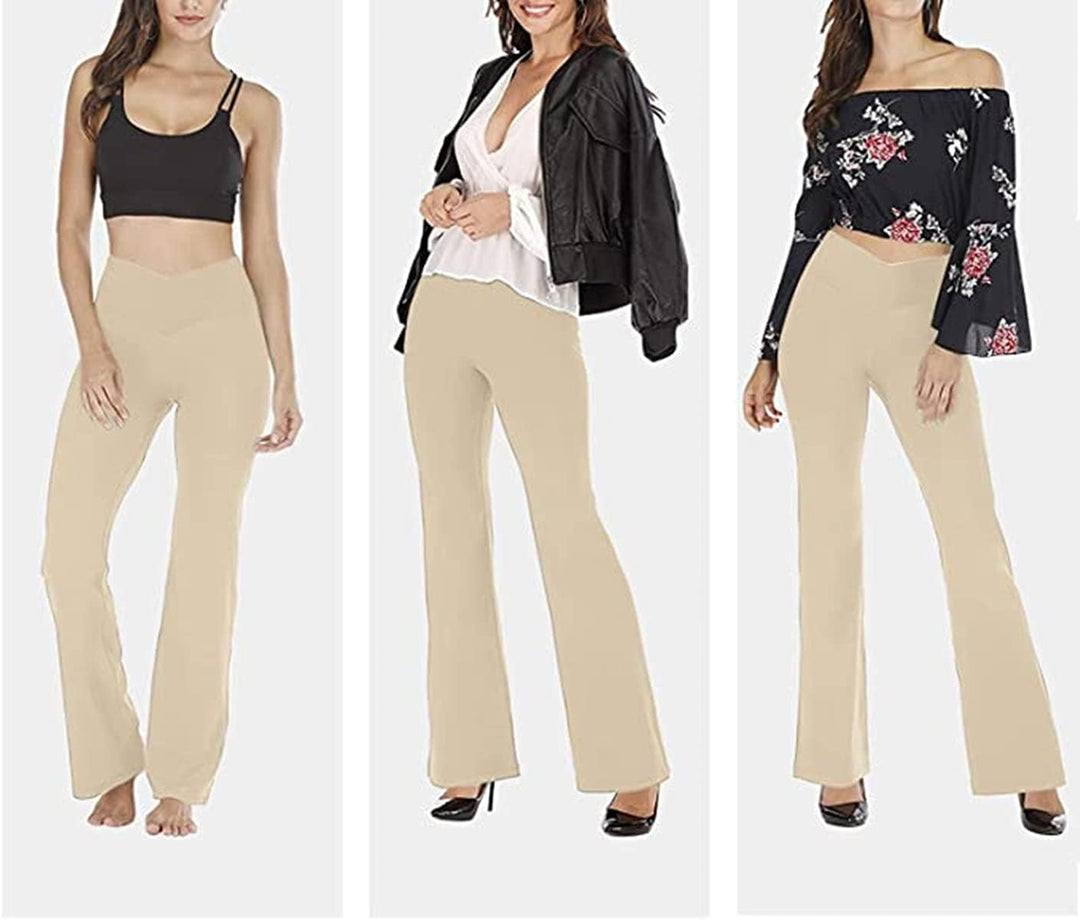 Flared Yoga Leggings - VFit-Black-2XS-State of Style