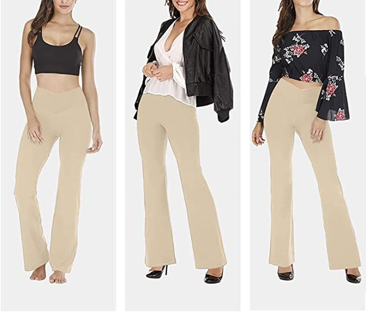 Flared Yoga Leggings - VFit-Black-2XS-State of Style