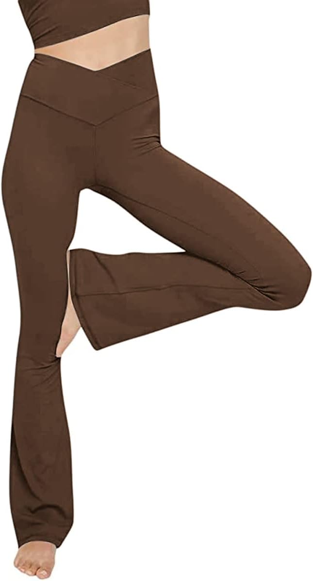 Flared Yoga Leggings - VFit-Brown-2XS-State of Style