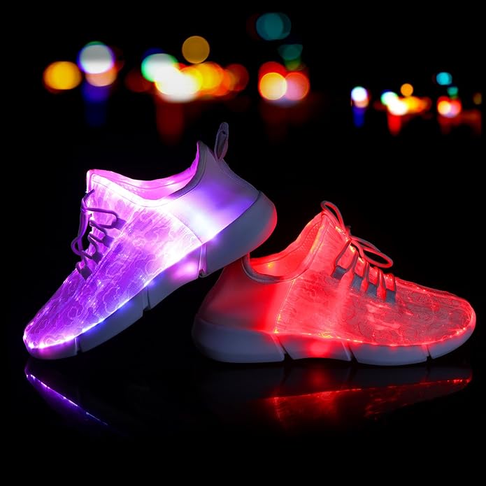 Flashing LED Fiber Optic Sneakers - Orion-4.5-State of Style