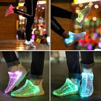 Flashing LED Fiber Optic Sneakers - Orion-4.5-State of Style