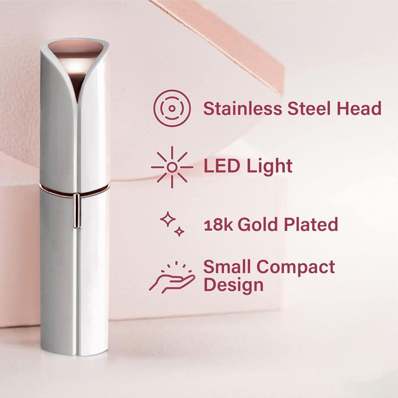 Flawless Facial Hair Remover – Discover Smooth Skin Now!-Rose gold-State of Style