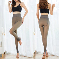 Fleece Leggings | Warm & Stylish Winter Wear-Black-State of Style