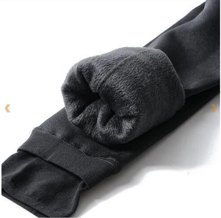 Fleece Leggings | Warm & Stylish Winter Wear-Black-State of Style