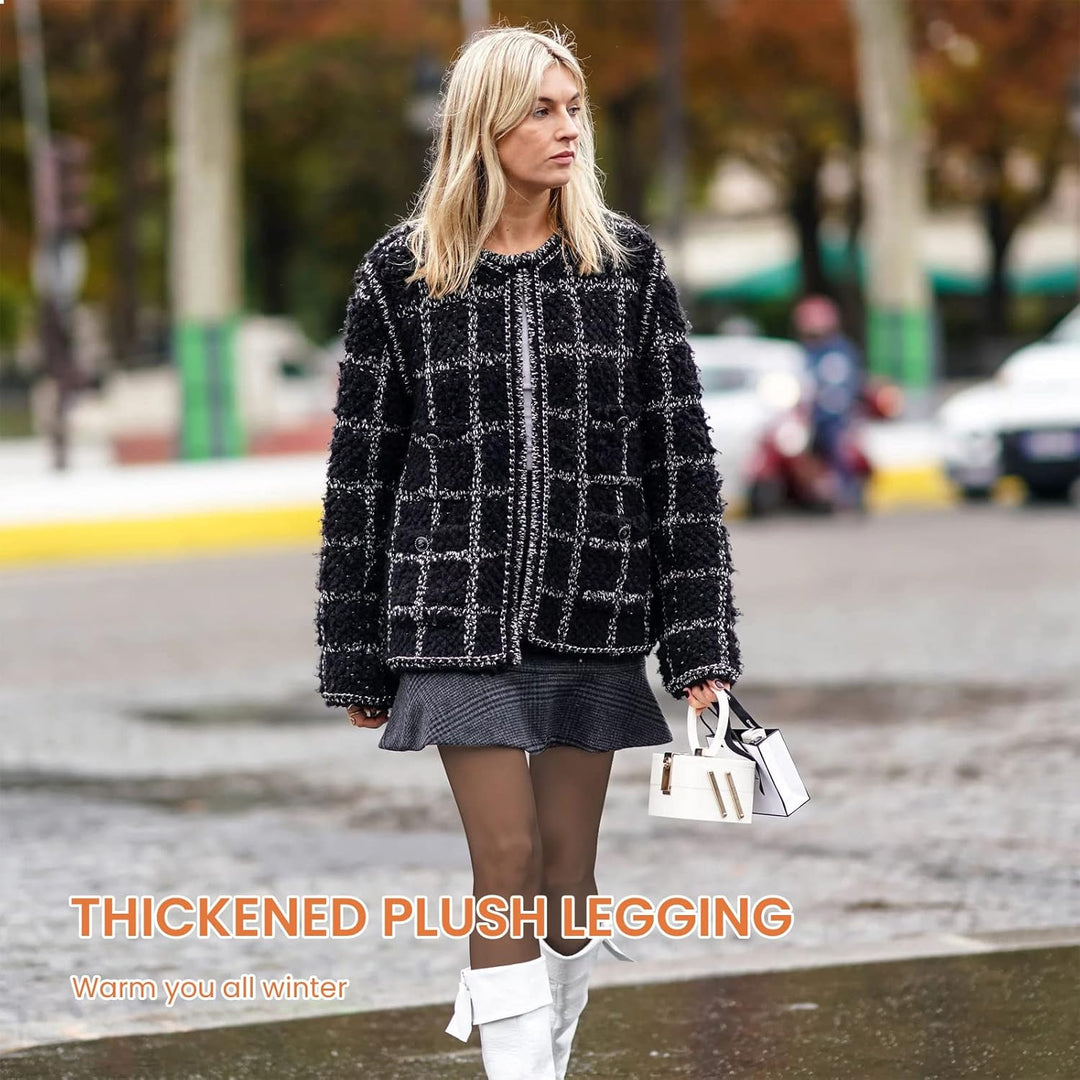 Fleece-lined Tights - Nova-Black-XS-State of Style