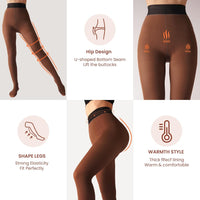 Fleece-lined Tights - Nova-Black-XS-State of Style