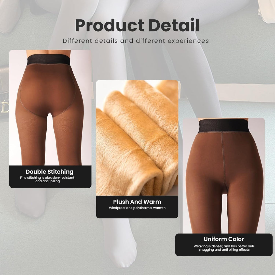 Fleece-lined Tights - Nova-Black-XS-State of Style