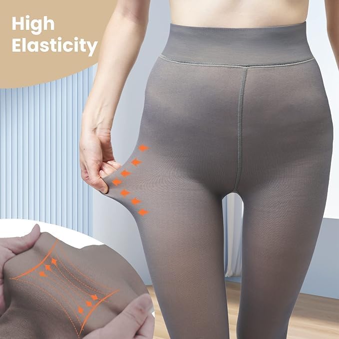 Fleece-lined Tights - Nova-Black-XS-State of Style