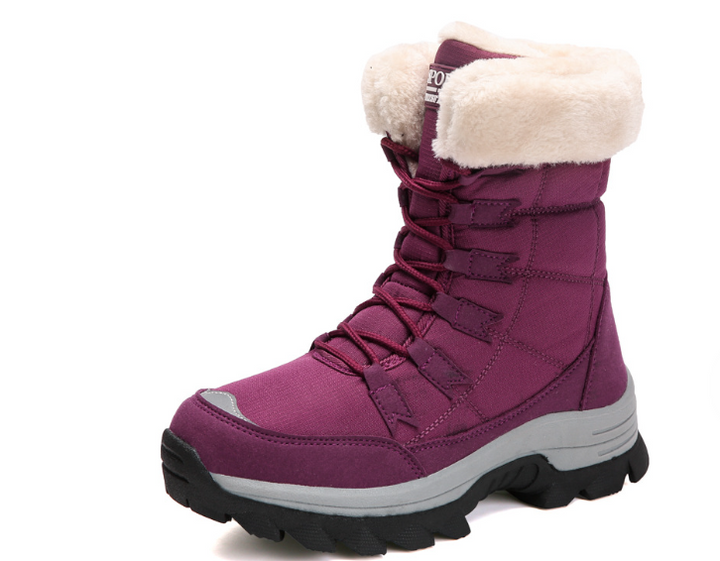 Fleece Lined Warm Snow Boots for Women - Eva-Purple-3.0-State of Style