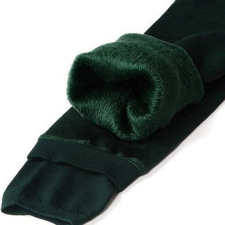 Fleece-Lined Winter Leggings - Elsa-Green-S-State of Style