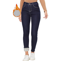 Fleece-Lined Women's Thermal Jeans - Hannah-Black-XS-State of Style