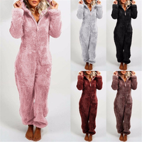 Fleece Overall with Ears | Cute, Cozy & Warm-Pink-S-State of Style