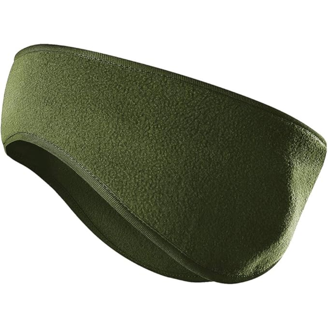 Fleece Winter Ear Warmers - Marco-Olive green-State of Style