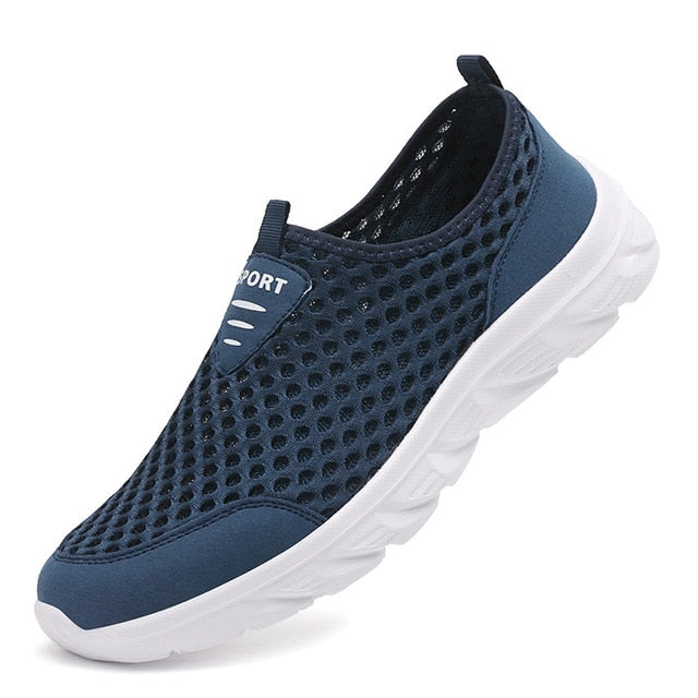 FlexAir Mesh | Orthopaedic Sneakers for Men without Laces-Blue-5.0-State of Style