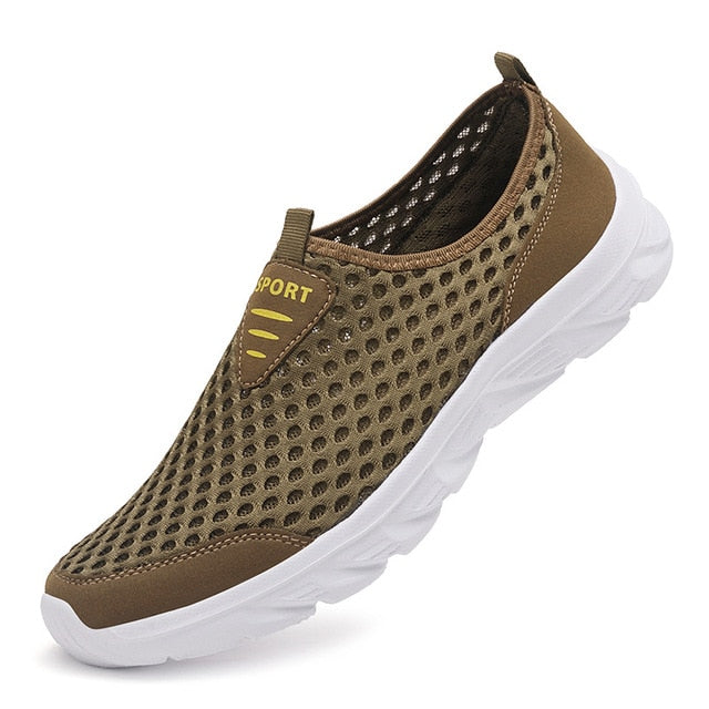 FlexAir Mesh | Orthopaedic Sneakers for Men without Laces-Green-5.0-State of Style