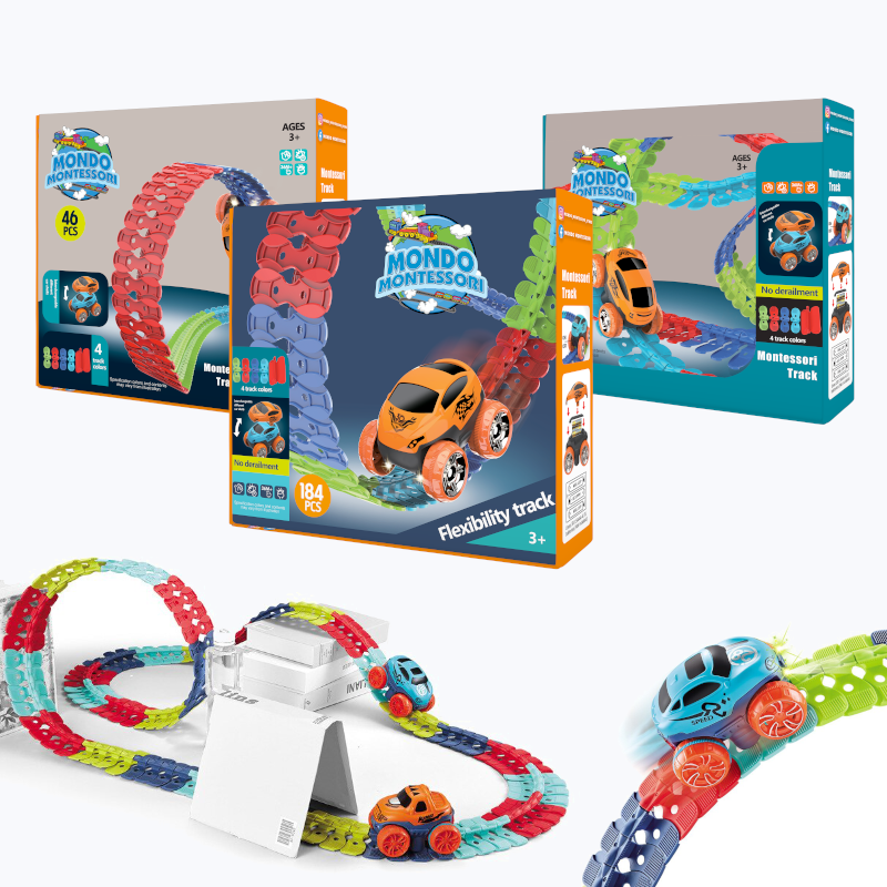 Flexible Montessori Play Path – FlexiTrack-46 Piece-State of Style