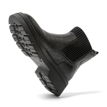 Flexible Short Women's Boots - Elin-Black-5-State of Style