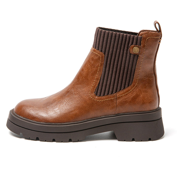 Flexible Short Women's Boots - Elin-Brown-5-State of Style