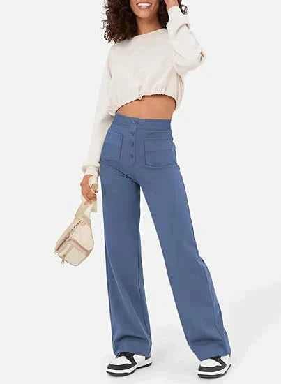 Flexible & Stylish Women's Pants - Vivienne-Blue-S-State of Style