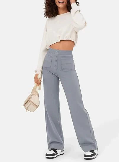 Flexible & Stylish Women's Pants - Vivienne-Grey-S-State of Style