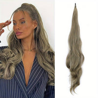 Flexible Wrap-Around Ponytail for Long, Full Hair - Selena-Ash Blonde-State of Style