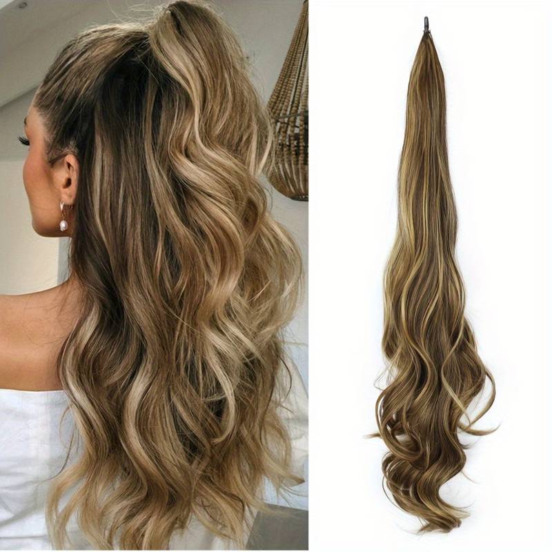 Flexible Wrap-Around Ponytail for Long, Full Hair - Selena-Sunset Blonde-State of Style