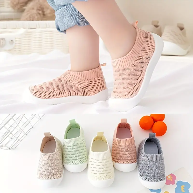 FlexiSteps – Breathable Barefoot Shoe for Toddlers-Pink-2-3-State of Style