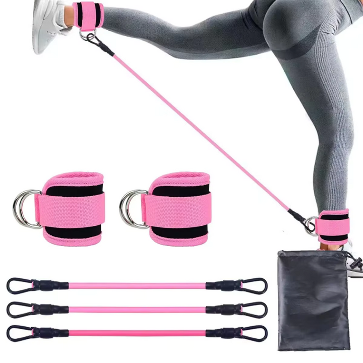 FlexLift Resistance Bands for Powerful Glute Workouts-Pink-State of Style
