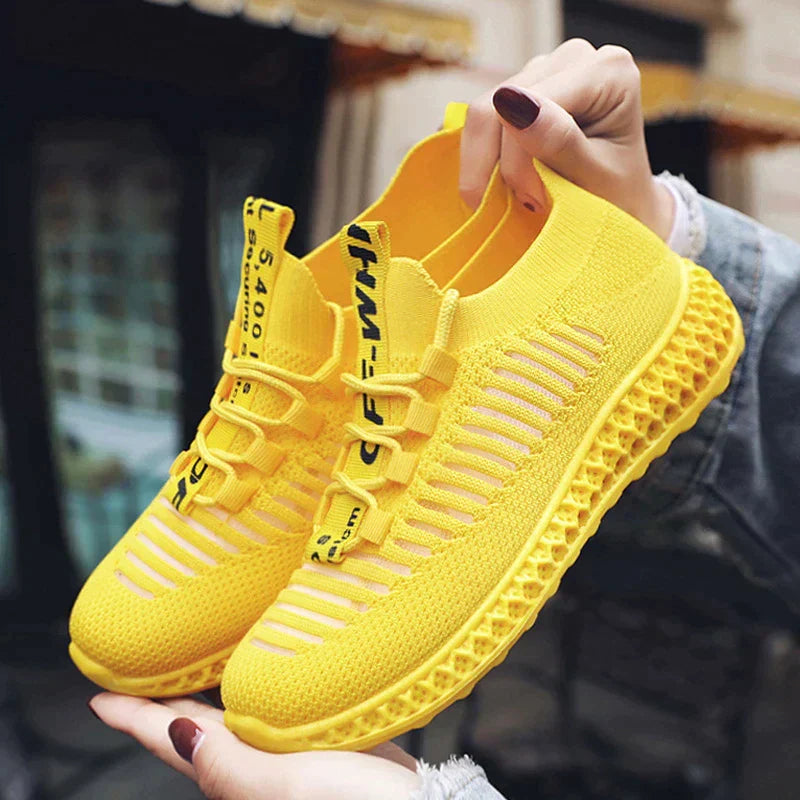 FlexStride 4D | Everyday Sports Shoe for Women with Cushioned Sole-Black-3.5-State of Style