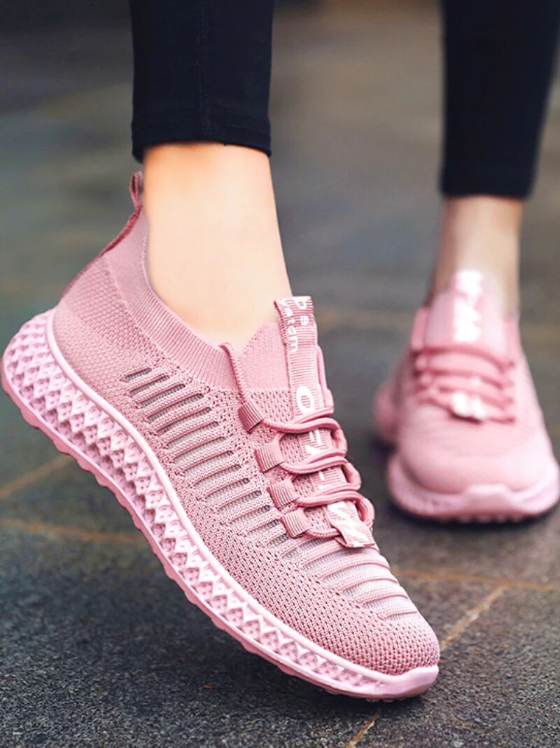 FlexStride 4D | Everyday Sports Shoe for Women with Cushioned Sole-Black-3.5-State of Style