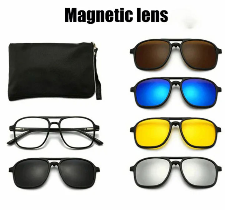 FlexView 6-in-1 | Sunglasses with interchangeable lenses (Buy 1 Get 1 Free promotion)-State of Style